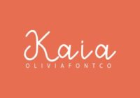 Kaia Font - Featured Image