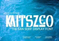 Kaitszeo Font - Featured Image