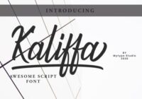 Kaliffa Font - Featured Image