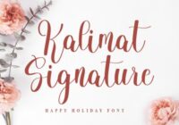 Kalimat Signature Font - Featured Image