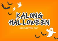 Kalong Halloween Font - Featured Image