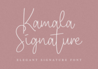Kamala Signature Font - Featured Image