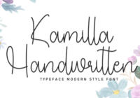 Kamilla Handwritten Font - Featured Image