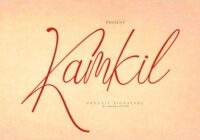 Kamkil Font - Featured Image