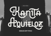 Kanita Aquieloz Font - Featured Image