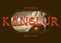 Kanslur Font - Featured Image
