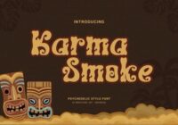 Karma Smoke Font - Featured Image