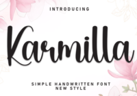 Karmilla Font - Featured Image
