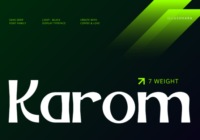 Karom  Font - Featured Image