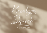 Kasalyra Squeak Font - Featured Image