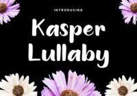 Kasper Lullaby Font - Featured Image