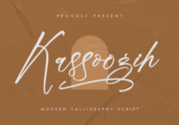 Kassoogih Font - Featured Image
