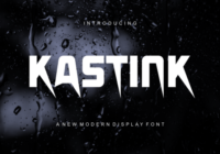 Kastink Font - Featured Image