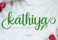 Kathiya  Font - Featured Image