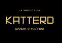 Katterd Font - Featured Image