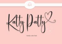 Katty Patty Font - Featured Image