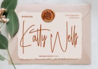 Katty Wells Signature Font - Featured Image