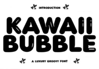 Kawaii Bubble Font - Featured Image