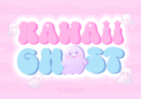 Kawaii Ghost Font - Featured Image