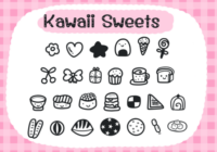 Kawaii Sweets Font - Featured Image