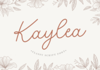 Kaylea Script Font - Featured Image