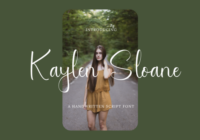 Kaylen Sloane Font - Featured Image