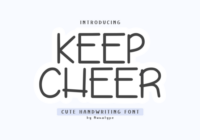 Keep Cheer Font - Featured Image