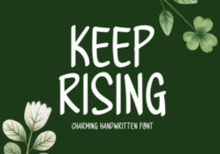 Keep Rising Font - Featured Image