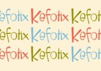 Kefotix Font - Featured Image