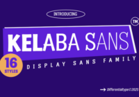 Kelaba Sans Font - Featured Image