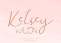 Kelsey Wilson Font - Featured Image