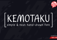 Kemotaku Font - Featured Image