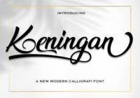 Keningan Font - Featured Image