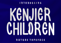 Kenjier Children Font - Featured Image