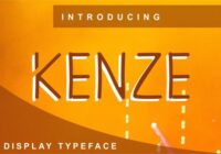 Kenze Font - Featured Image