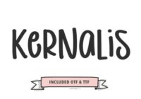 Kernalis Font - Featured Image