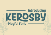 Kerosby Font - Featured Image