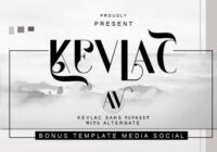 Kevlac Font - Featured Image