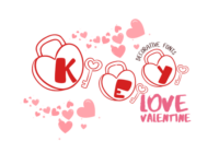 Key Love Valentine Font - Featured Image