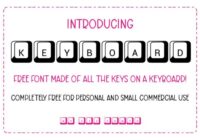 Keyboard Font - Featured Image