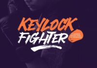 Keylock Fighter Font - Featured Image