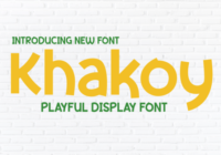 Khakoy Font - Featured Image