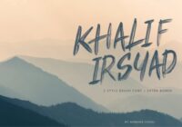 Khalif Irsyad Font - Featured Image