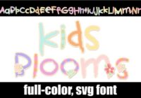 Kid's Bloom Font - Featured Image