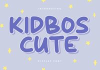 Kidbos Cute Font - Featured Image
