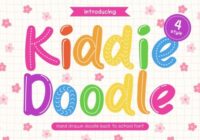 Kiddie Doodle Font - Featured Image