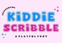 Kiddie Scribble Font - Featured Image