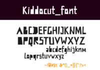 Kiddocut Font - Featured Image