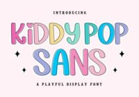 Kiddy Pop Sans Font - Featured Image