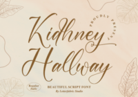 Kidhney Hallway Font - Featured Image